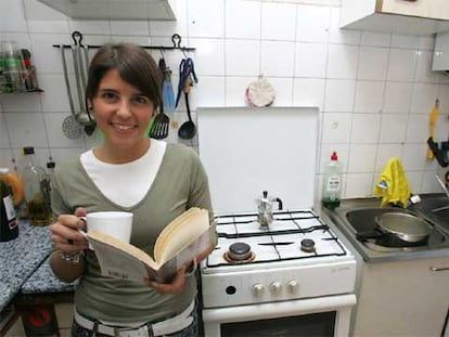 Estefania Dalle Pezze en su casa.