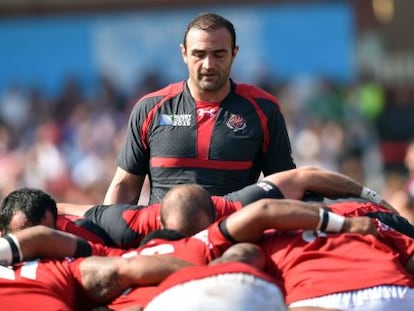 Gorgodze en el partido ante Tonga. 