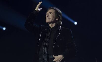 Raphael, durante un concierto en Madrid en diciembre pasado.