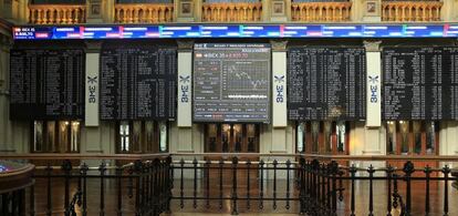 La Bolsa española. Lo importante está en los ordenadores.