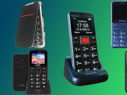 De entre los móviles para personas mayores analizados en la comparativa están los siguientes modelos: Artfone Flip CF241A, Easyfone Prime-A5, Panasonic KX-TU150EXC, Ukuu U180 y SPC Symphony 2.