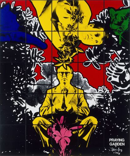 Gilbert & George, 'Praying Garden (Jardin de prière)', 1982.