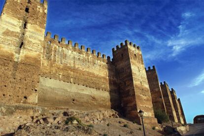 Castillo de Burgalimar en Baños de la Encina (Jaén).