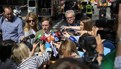 El portavoz del PP en el Ayuntamiento, José Luis Martínez Almeida. 