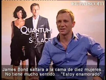 Daniel Craig: "Sólo trabajo y voy al gimnasio"