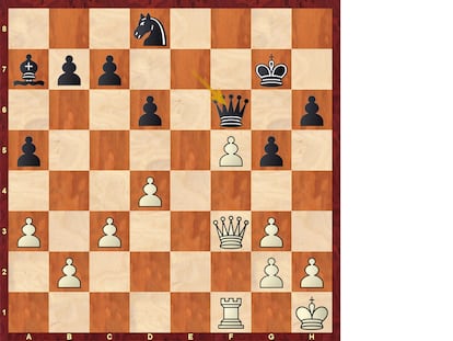 Posición tras 25 …Df6