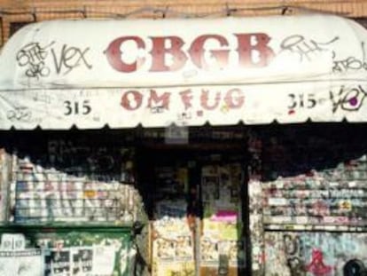 Fachada que tenía el CBGB.