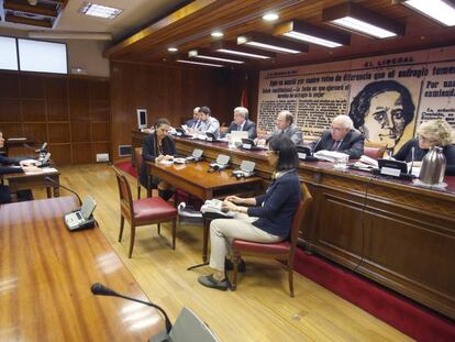 Comisi&oacute;n de Nombramientos de los nuevos jueces del Tribunal Constitucional en el Senado.