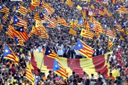 Manifestació del 10 de juliol del 2010 contra la sentència de l'Estatut.