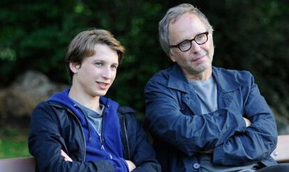 Ernst Umhauer and Fabrice Lucchini in Fran&ccedil;ois Ozon&rsquo;s In the House, based on a play by Spanish author Juan Mayorga.  