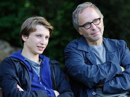 Ernst Umhauer and Fabrice Lucchini in Fran&ccedil;ois Ozon&rsquo;s In the House, based on a play by Spanish author Juan Mayorga.  