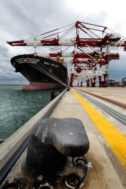 La nueva terminal del puerto de Barcelona, inaugurada el mes pasado.