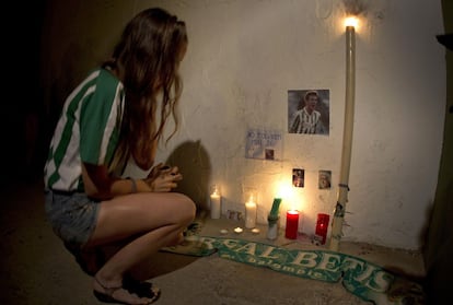 Homenaje en el estadio del Betis