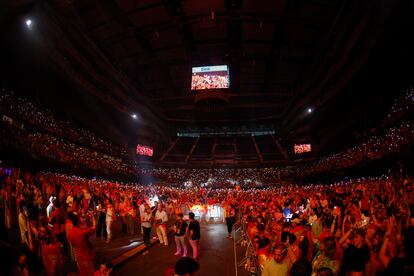 Vista del Wizink Center, en Madrid, escenario de la celebración de España.
