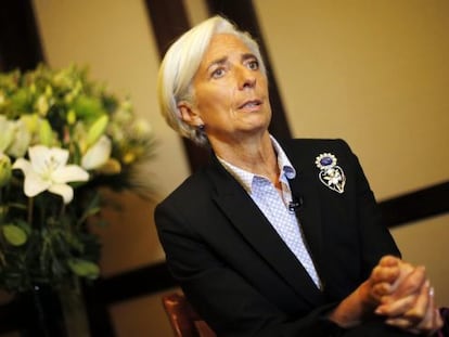 A diretora gerente do FMI, Christine Lagarde.