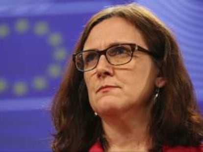 La comisaria europea de Interior, la sueca Cecilia Malmstrom. EFE/Archivo