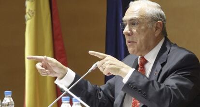 El secretario general de la OCDE, José Ángel Gurría.