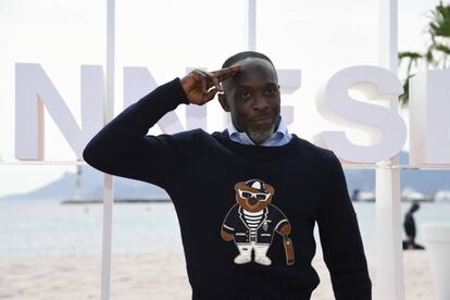 Michael Kenneth Williams posa en el Festival de Cannes.