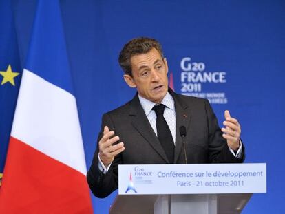 El presidente de Francia, Nicolas Sarkozy.