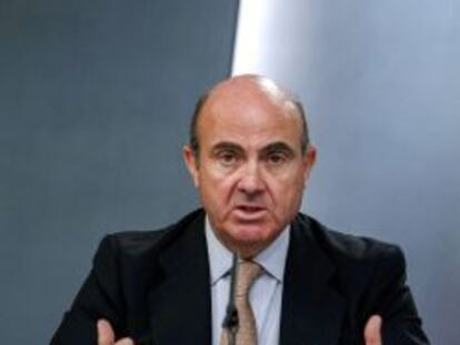 El ministro de Econom&iacute;a y Competitividad, Luis de Guindos.