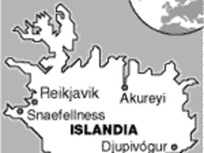 Mapa de Islandia
