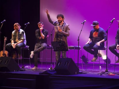 Concierto Matinal El Pa&iacute;s, de Marwan, Nach, Rayden, Diego Ojeda y Luis Ramiro en el teatro Nuevo Apolo.