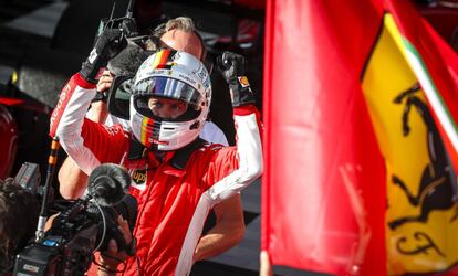 El alemán de Ferrari sacó provecho de la salida del coche de seguridad antes del ecuador de la carrera para situarse primero después de salir de boxes. Fue su tercera victoria en Melbourne y la segunda consecutiva desde 2017.