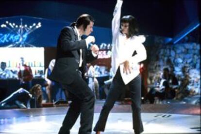 Fotograma de la escena de baile de Pulp Fiction.