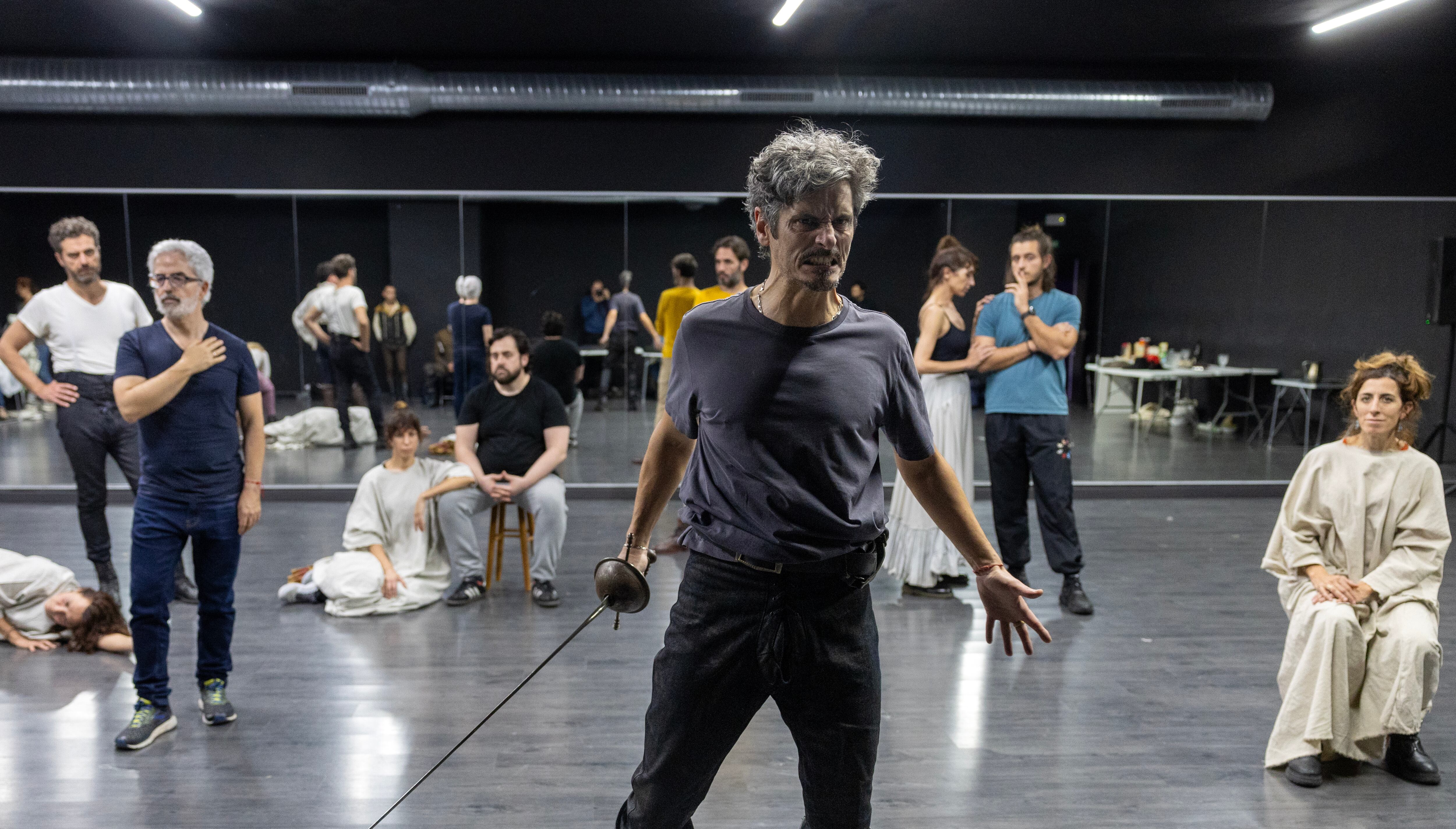 Antonio Pagudo, en un ensayo del 'Don Juan de Alcalá', la semana pasada. 