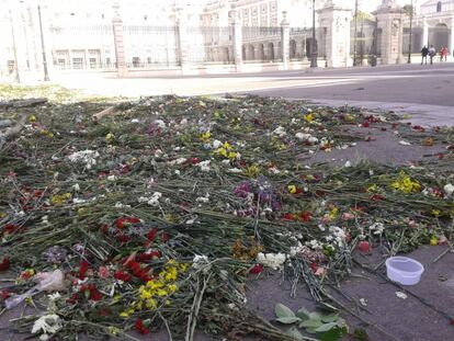 Basura en La Almudena.