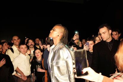 Kelela durante su actuación en Madrid en la fiesta de Bimba y Lola