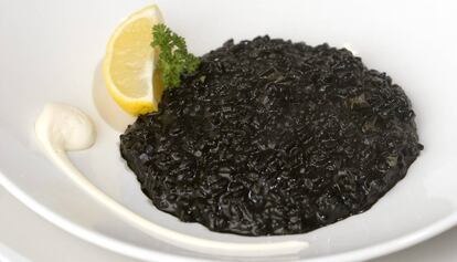 El arroz negro.