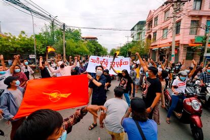 Aung San Suu Kyi en Myanmar