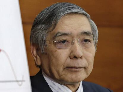 El gobernador del Banco de Jap&oacute;n, Haruhiko Kuroda.