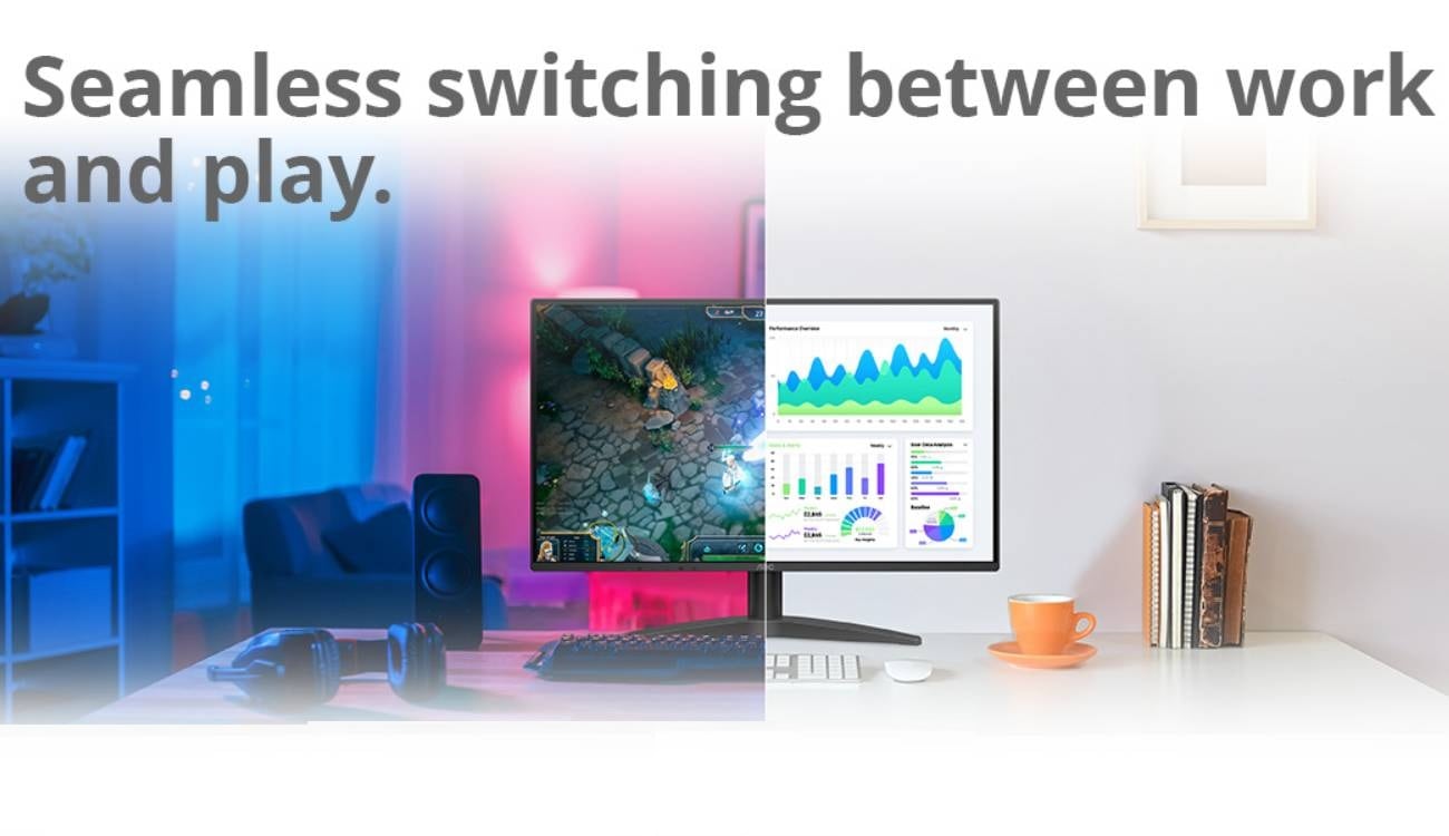 AOC presenta dos monitores QHD económicos perfectos para jugar o trabajar