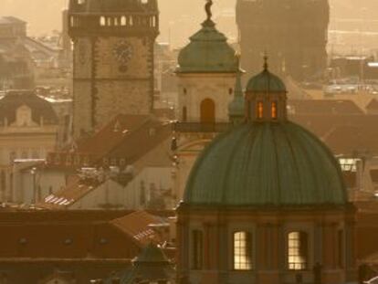 La ciudad vieja de Praga, donde vivieron Dvorak y Smetana.