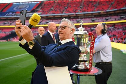 Gary Lineker, en la previa de un partido en abril de 2022.