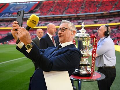 Gary Lineker, en la previa de un partido en abril de 2022.