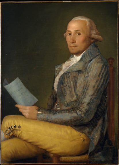 'Sebastián Martínez', retrato de Francisco de Goya del comerciante de Cádiz, conservado en el Metropolitan Museum de Nueva York.