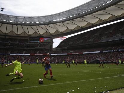 El Atlético-Barcelona de la temporada pasada en el Wanda. 