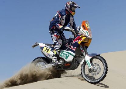 Kurt Caselli, durante el Dakar 2013.