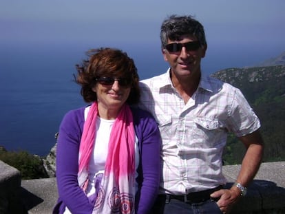 Elisa Abruñedo y Manuel Fernández en 2010.