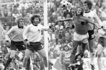 De izquierda a derecha, Maier, Breitner, Neeskens y Bonhof, en la final de 1974.