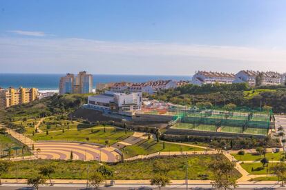 Vista del Parque de los Niños de Estepona.