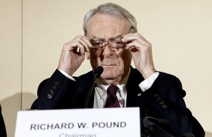 Richard Pound, presidente de la Comisi&oacute;n Independiente de la Agencia Mundial Antidopaje (AMA)