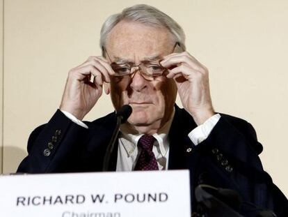 Richard Pound, presidente de la Comisión Independiente de la Agencia Mundial Antidopaje (AMA)