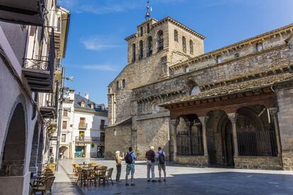 La catedral románica de San Pedro, en Jaca. 