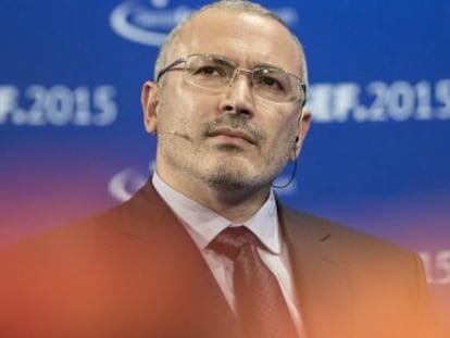 Khodorkovsky, durante sua participação no Fórum Econômico Suíço (SEF), em Interlaken (Suíça), em junho passado.