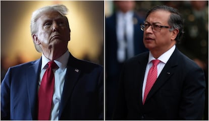 Donald Trump y Gustavo Petro.