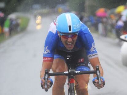 Navardauskas, camino de vencer en la decimonovena etapa del Tour.